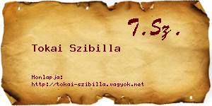 Tokai Szibilla névjegykártya